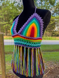Image 2 of The Raining Rainbow Top M/L