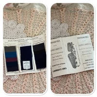 Image 5 of vintage french ephemera lace sample folder original 