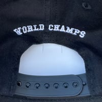 Image 3 of WORLD CHAMPS Cotton Snapback 'Black’