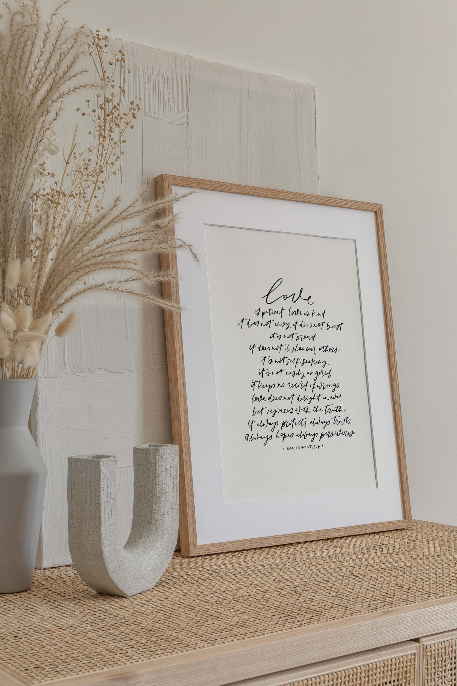 Image of Love Is Patient Print