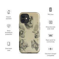 Image 8 of Vintage Book Page Anatomical Illustration Human Ear Tough Case for iPhone®