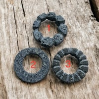 Image 1 of Large Lava Ring Necklace (#06)