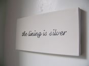 Image of Custom Order: Stitched Canvas Wall Quote