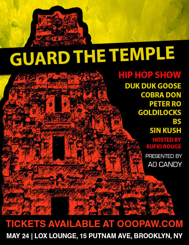 Image of Guard The Temple (Saturday May 24 at Lox Lounge)