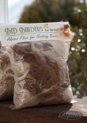 Bird Nesting Materials Alpaca Fiber Refill - All Natural
