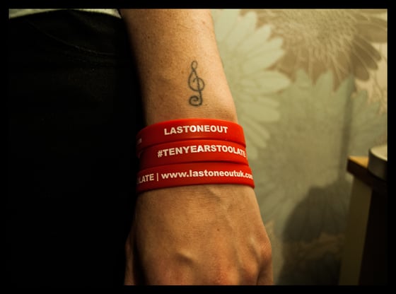 Image of TenYearsTooLate Wristbands