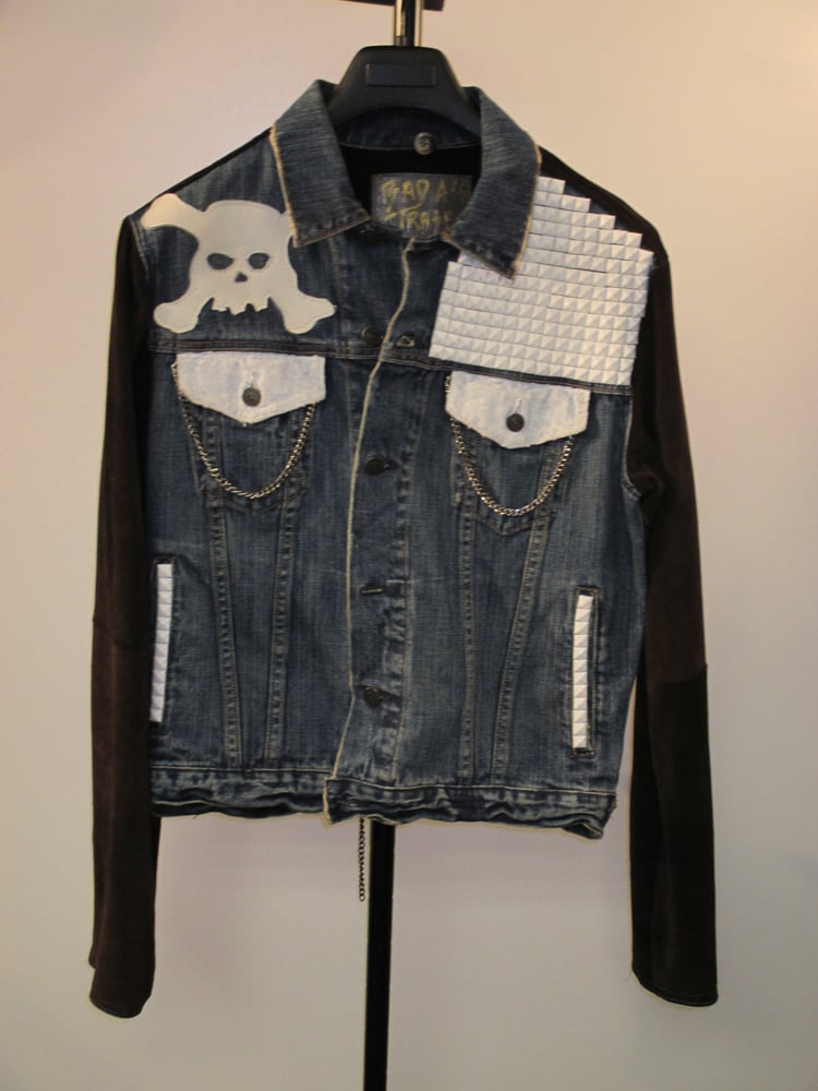 Image of White Studs and Suede