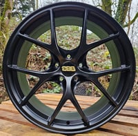 18" C1 STYLE ALLOY WHEELS FITS 5X112 ET42 BLACK