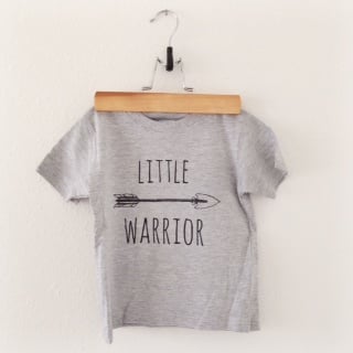 Image of little warrior tee toddler