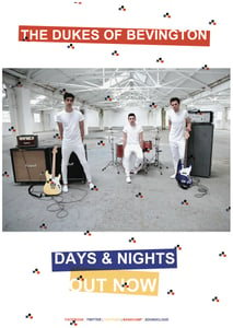 Image of NEW! POSTER vol 1 - DAYS & NIGHTS *SIGNED*