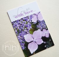 Image 2 of petites cartes ✿flora✿ with Love...  / merci / félicitations