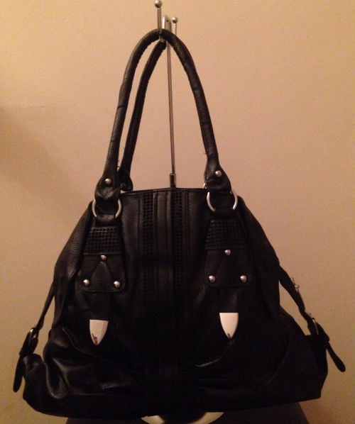 Image of Black Mesh Style Shoulder Bag