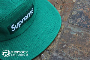 Image of Supreme - Green Canvas Camp Cap