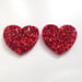 Image of Glitter Heart Shoe Clips