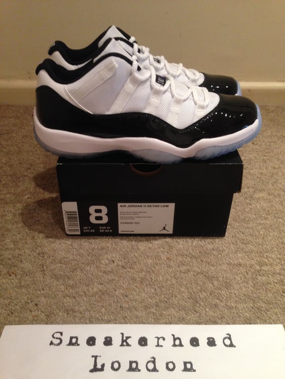 Image of Nike Air Jordan 11 Retro Low 'Concord' - Size UK 7