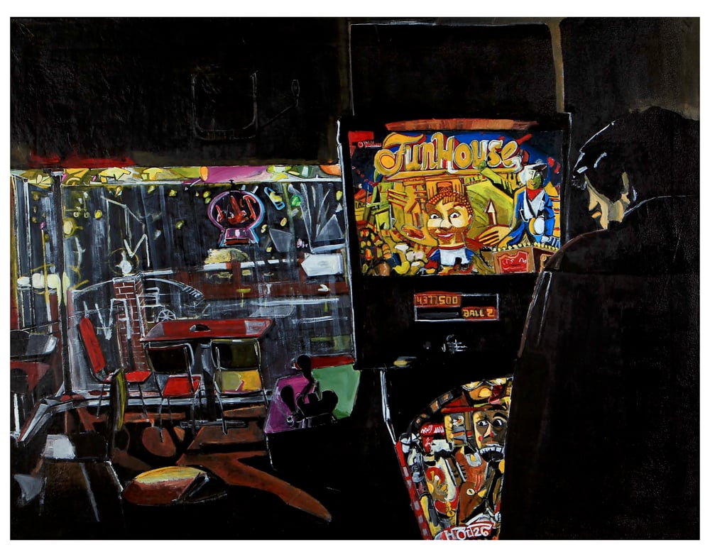 Image of Pinball at CBGBs (STL) 11x14 inch print