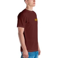 Image 3 of Snake and Scythe - Burgundy - Dillon Smith Tattoo T Shirt