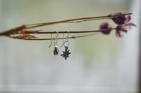 Image 3 of Moon & Star Face Earrings