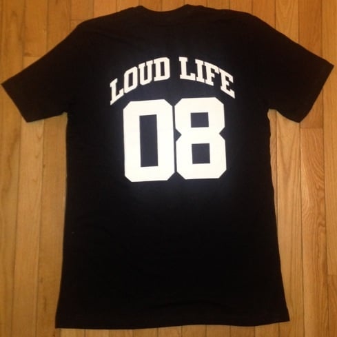 Image of Black S.O.C. "BlockWork" tee (08 Loud Life on the back)