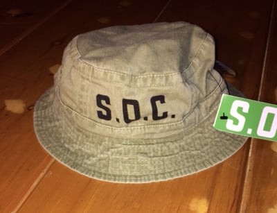 Image of Khaki S.O.C x Adams Bucket Hat