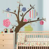 Fancy Pattern Flower Tree Wall Sticker