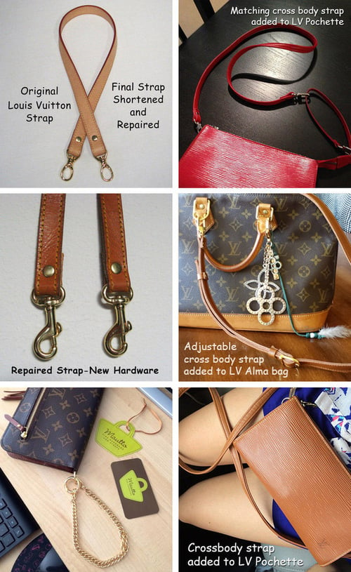 Custom Replacement Straps & Handles for Louis Vuitton (LV) Handbags/Purses/Bags | Replacement ...