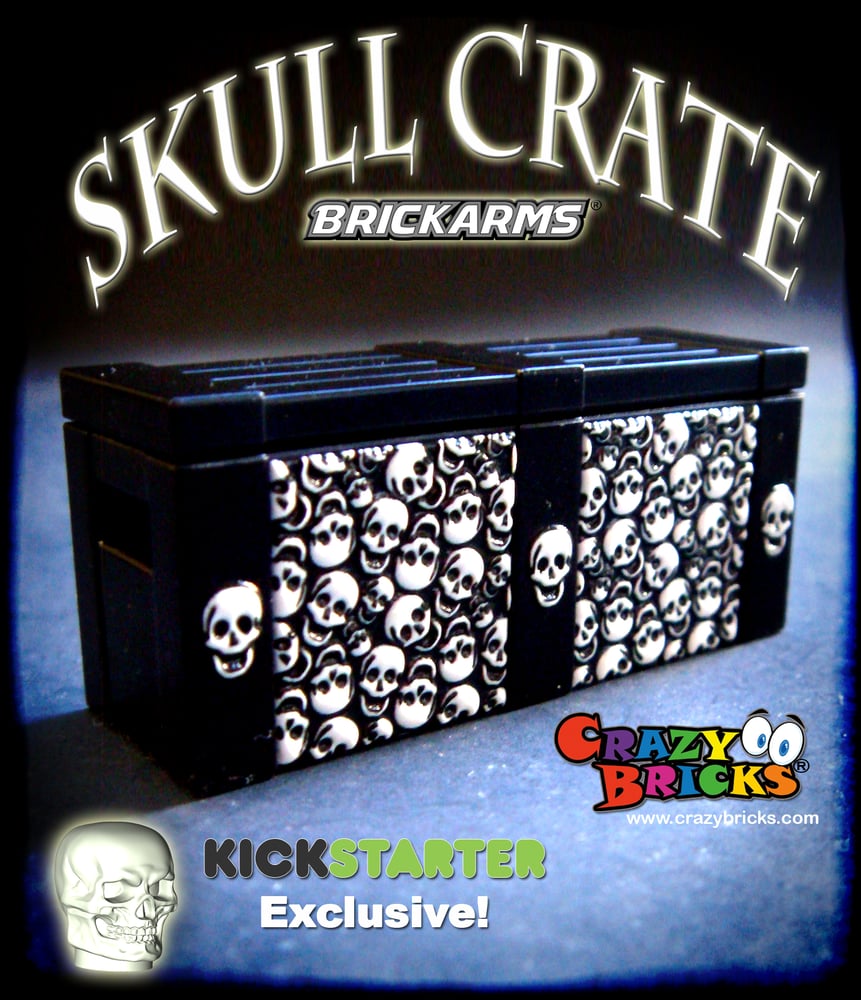Image of EXCLUSIVE SKULLS Crate by BrickArms SOLD OUT