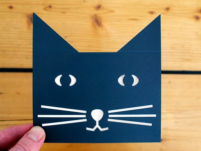 Image of 2 x The Black Cat Cards