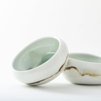 Image 2 of white pouch bowl - small