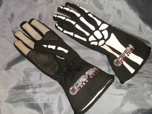 Image of Driven Skeleton Nomex Racing Gloves