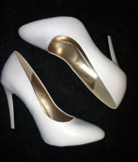 Image of White Pumps (Charlotte Russe) 