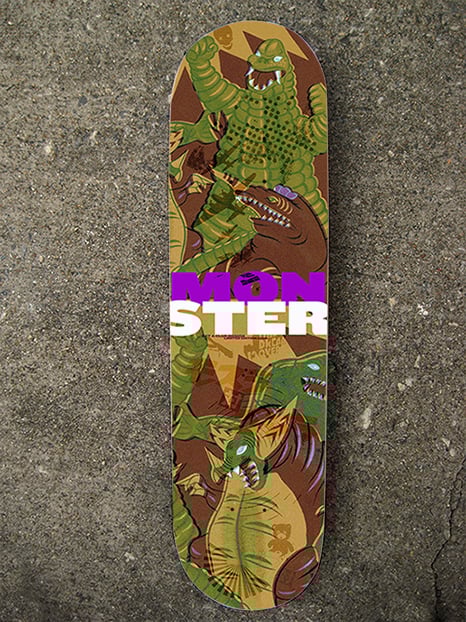 The "Monster" Limited Edition Skate Deck
