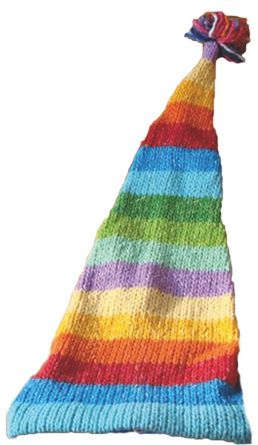 Image of Rainbow Pixie Hat (AHEC17)