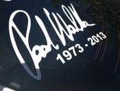 Image of Paul Walker signature