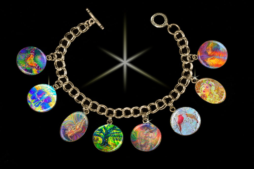 Image of Soulmate - Positive Relationship Charm Bracelet.  Use discount code LOVE60 to get $60 off this item.