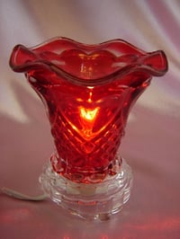 Red Crystal Electric Oil Lamp