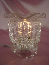 Clear Crystal Square Electric Oil Burner