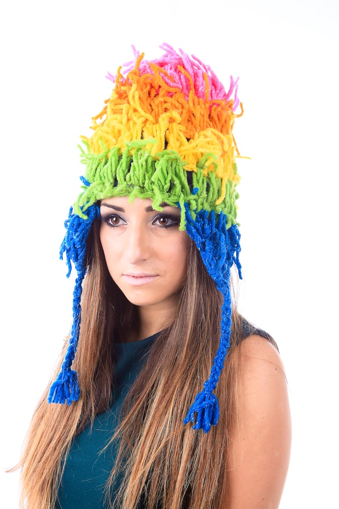 Image of Rainbow Frond Hat (AHE004)