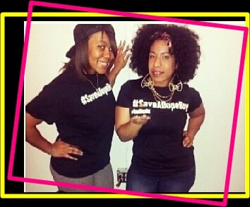 Image of #SaveADopeBoy Ladies Fitted T-Shirt