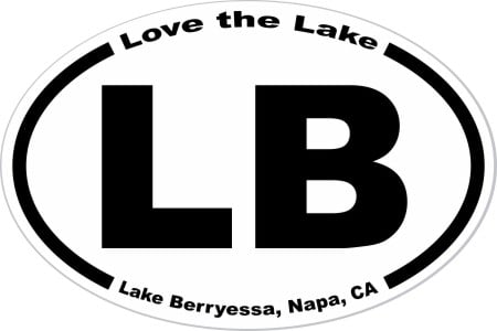 Image of Love the Lake Euro Style Sticker