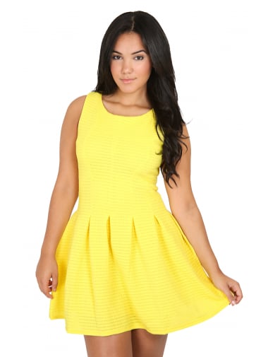 Image of Yellow Baby Doll Dress