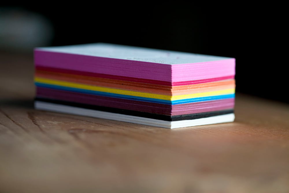 Image of 250 Letterpress Business Cards (1-ink color)