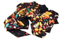 Limited Edition Lily Greenwood 100% Silk Scarf - Butterflies on Black