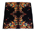 Limited Edition Lily Greenwood 100% Silk Scarf - Butterflies on Black