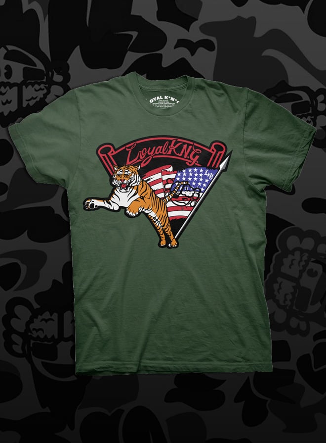 Image of American Tiger (Olive/Blk.White Tiger/Blk.Bengal Tiger)