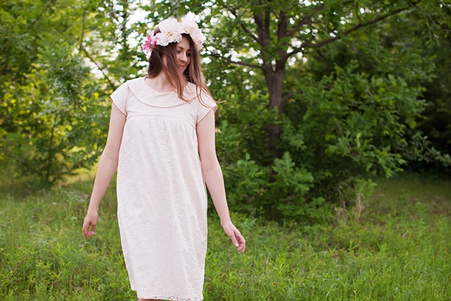 Image of the MAIA blouse + dress pattern