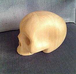 Image of Calavera en madera