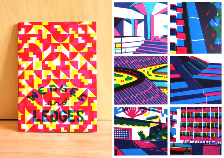 Image of Wedges and Ledges Screen Printed Book