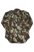 Image of Portuguese French Lizard Camouflage Long Sleeve Button Up Shirt