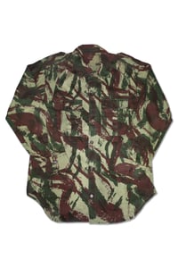 Image of Portuguese French Lizard Camouflage Long Sleeve Button Up Shirt